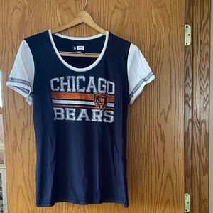 NFL Team Apparel Navy and White Top